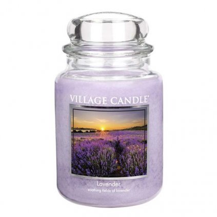 Village Candle - vonná svíčka Lavender (Levandule) 737g