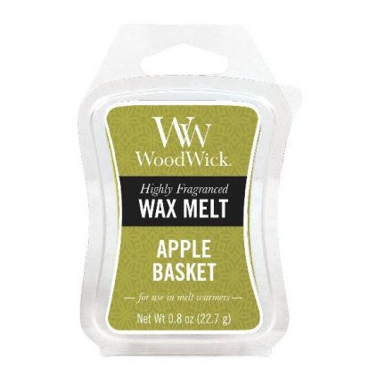 WoodWick vonný vosk Apple Basket (Košík s jablky) 23g