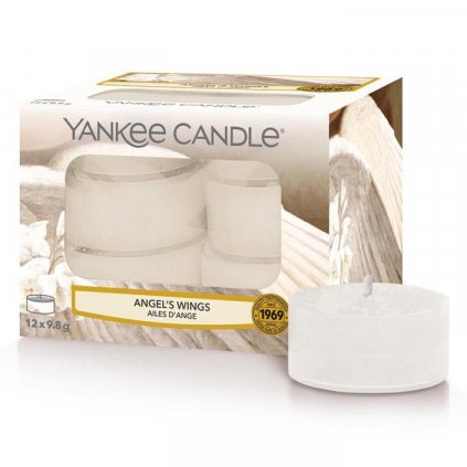 Yankee Candle - čajové svíčky Angel's Wings (Andělská křídla) 12 ks