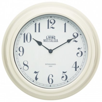 Kitchen Craft - hodiny Living Nostalgia, krémové 25 cm