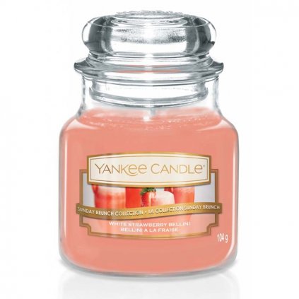 Yankee Candle - vonná svíčka White Strawberry Bellini 104g