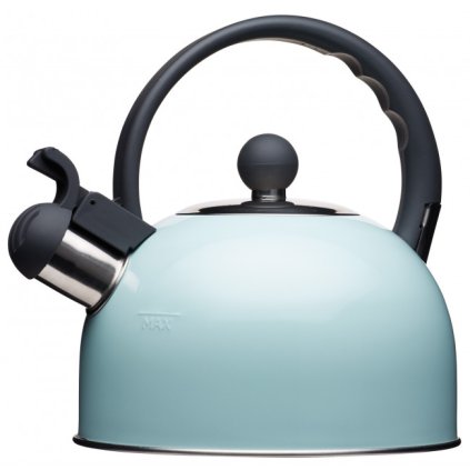 Kitchen Craft - varná pískací konvice na sporák Living Nostalgia 1,4 l modrá