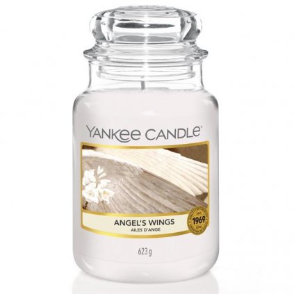 Yankee Candle - vonná svíčka Angel's Wings (Andělská křídla) 623g
