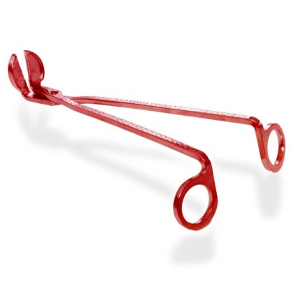 Yankee Candle - speciální nůžky na knot Red Nordic, dlouhé červené 19 cm