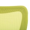 Kancelářská židle, zelená síťovina, šedý plast, kolečka na tvrdé podlahy