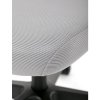 Kancelářská židle, šedá síťovina, plastový kříž, kolečka na tvrdé podlahy