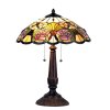 stolni lampa tiffany roses o 4457 cm