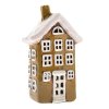 Keramický domeček - svícen, výška 21 cm