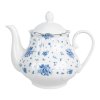 Clayre & Eef - porcelánová konvička na čaj BLUE ROSE BLOOMING 1000 ml