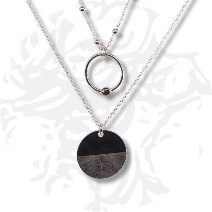 Set CIRCLE choker and medailon