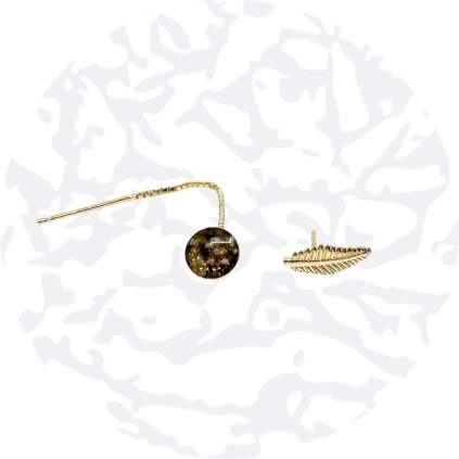 Set náušnice CHAIN a větvička
