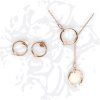 Set of earrings and necklace LUNA & CIRCLES