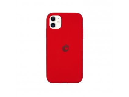 1671 silicon silikonovy kryt na iphone 11 red