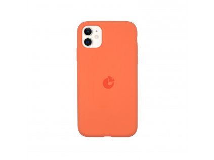 1683 silicon silikonovy kryt na iphone 11 orange
