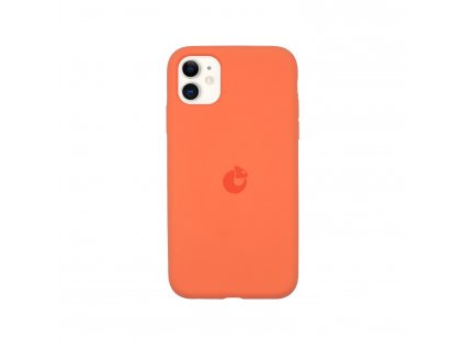 1689 silicon silikonovy kryt na iphone 11 pro max orange