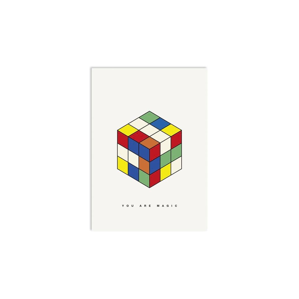 34899 magic cube pohlednice