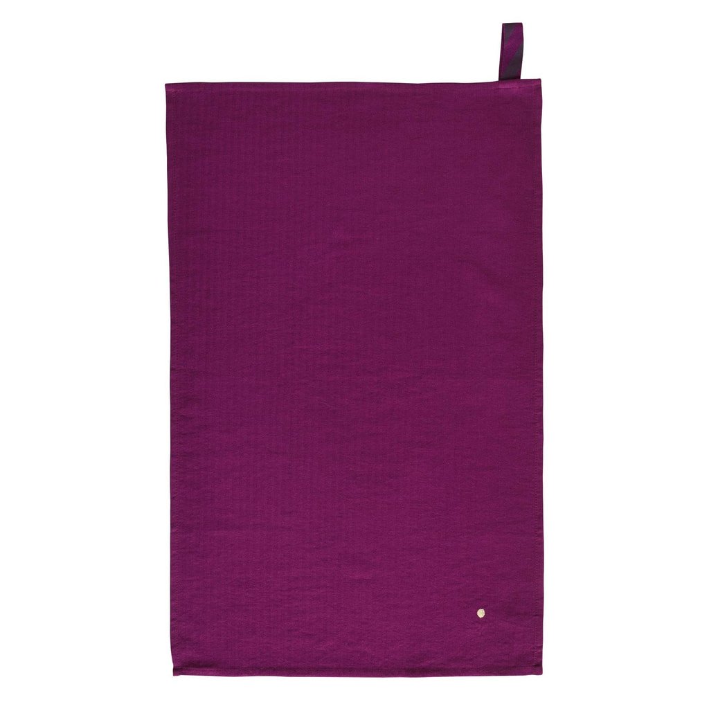 lacerisesurlegateau tea towel linen cotton purple marcel 5