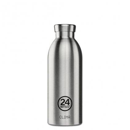 24bottles clima brushed steel 500ml