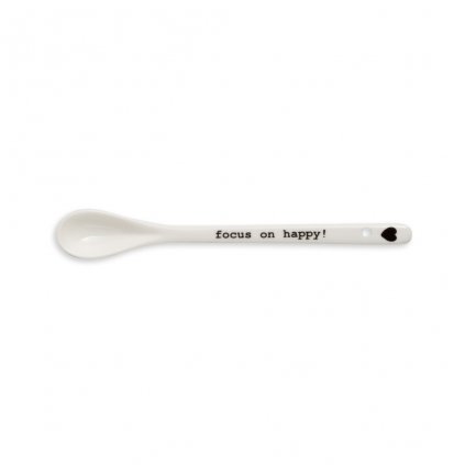 FOCUS ON HAPPY porcelain spoon