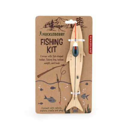 kikkerland huckleberry fishing kit hb03 pkg