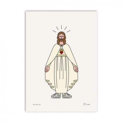 34215 jesus loves you poster a3