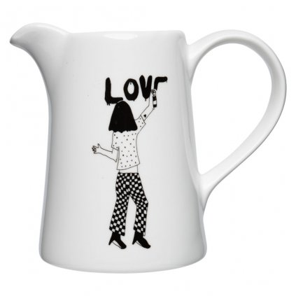 LOVE porcelain jug