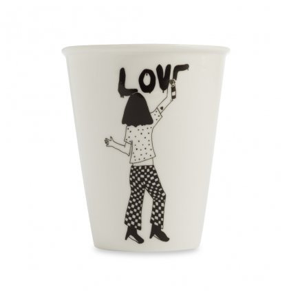 LOVE porcelain cup