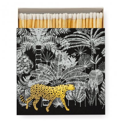 LUXURY MATCHBOXES sirky Cheetah in Jungle Black