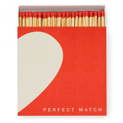 LUXURY MATCHBOXES sirky Perfect Match Hearts
