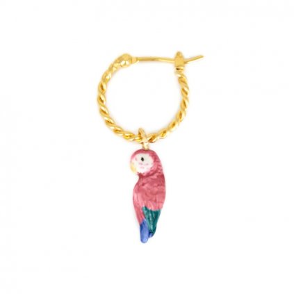 35919 pink parrot single nausnice