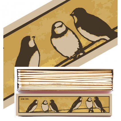 VERY LONG LUXURY MATCHBOXES sirky Swallows