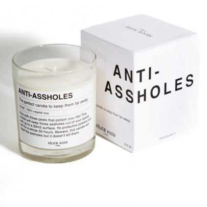 felicieaussi scent candle anti assholes