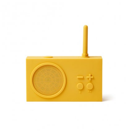 TYKHO 3 FM rádio a 3W Bluetooth® reproduktor / Yellow