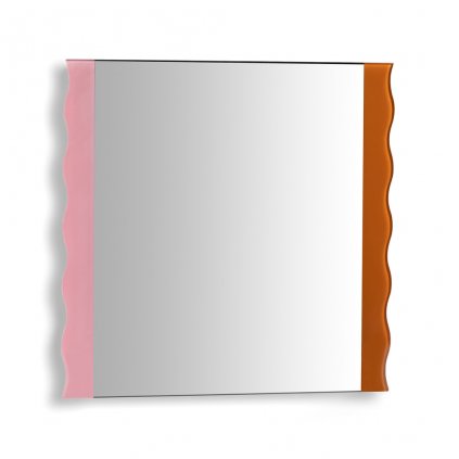 WOBBLY nástěnné zrcadlo / Pink