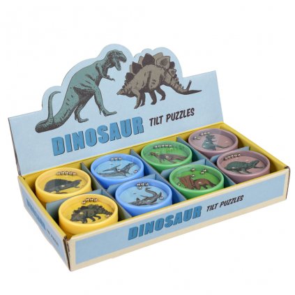 TILT PUZZLE hračka do kapsy / Dinosaurus