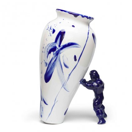 jasmin djerzic my superhero vase dutch blue