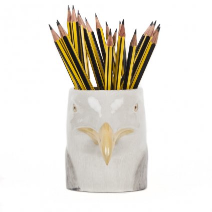quail ceramics herring gull pencil pot 01