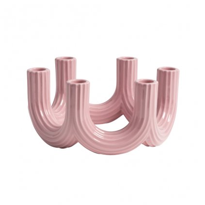 klevering candle holder churros pink