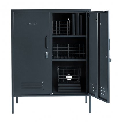 midi slate mustard made locker open styled