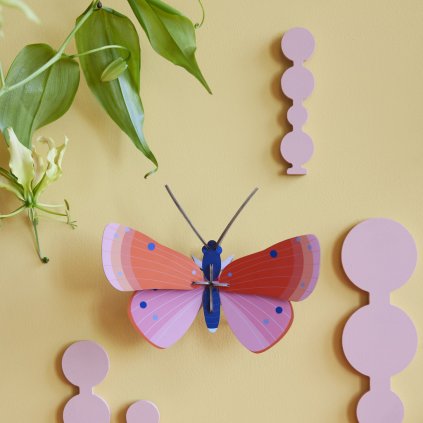 studioroof wall decoration speckled copper butterfly amb 2