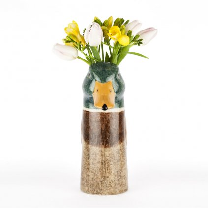 quailceramics mallard flower vase 01