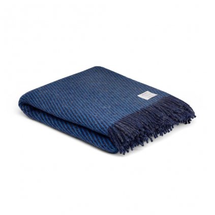 mcnutt blanket 100 pure wool throw home collection blue ashes mcnutts of donegal