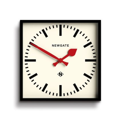 newgate wall clock railway number five red