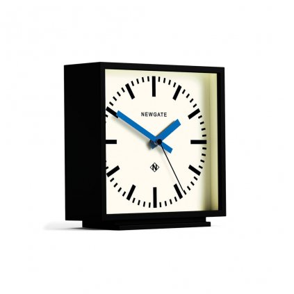 newgate amp mantel clock blue hands 2