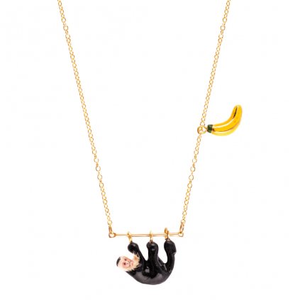 nach black monkey banana necklace u318