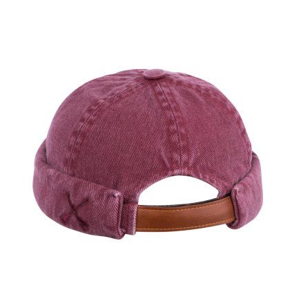 beton cire miki docker beanie red pomegranate washed