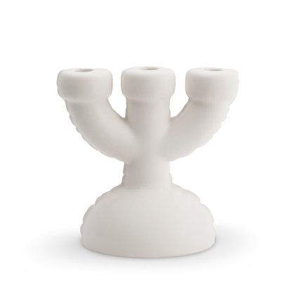 home studyo candelabra eric bone white