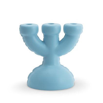 home studyo candelabra eric bone sky blue