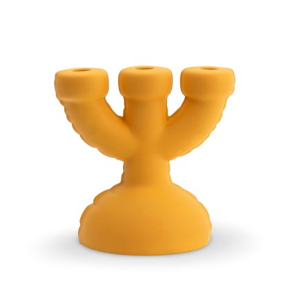 home studyo candelabra eric bone yolk yellow