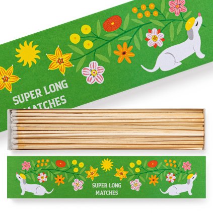 archivistgallery matchboxe super long doggy matches bx56